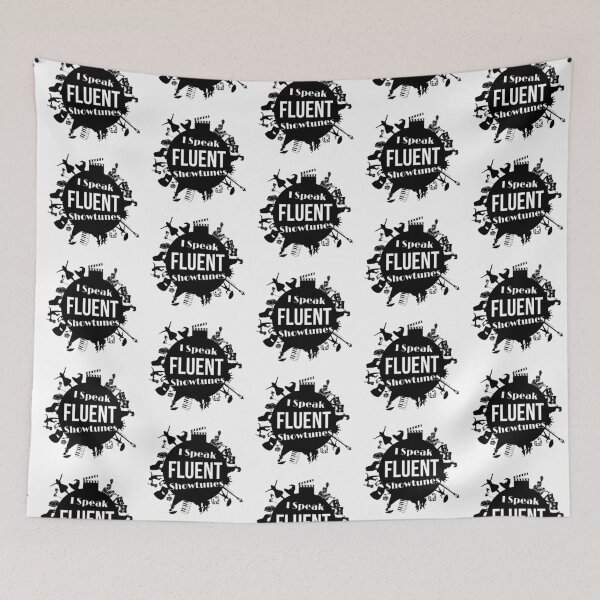 Item preview, I Speak Fluent Showtunes Broadway Edition - Black/White designed and sold by Flit & Co..