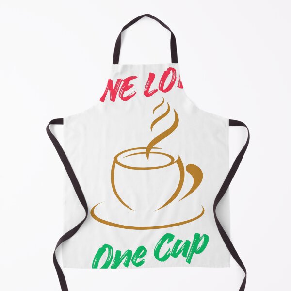 Item preview, One Love One Cup – Coffee Unity Cartoon Rasta Streetwear Tee designed and sold by It's Bro Brand ★ ★ ★ ★ ★.