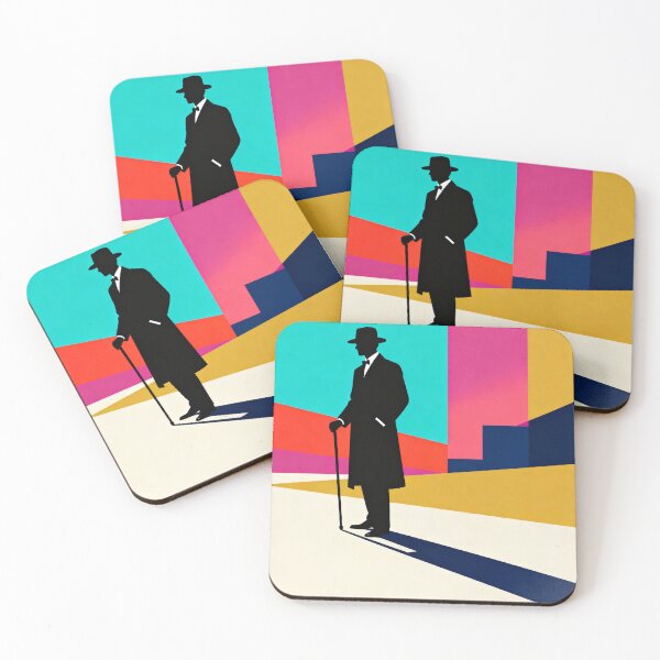 Item preview, Mysterious Gentleman – Modern Pop Art Silhouette 1 designed and sold by PLUSHIWORLDtm.