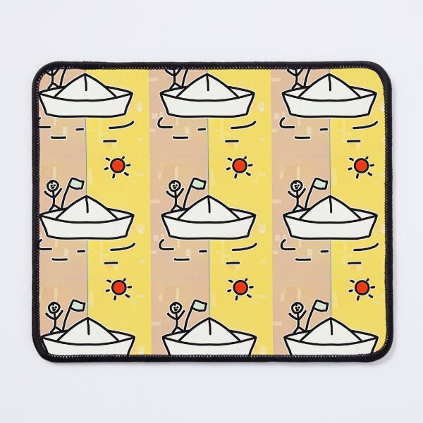 Item preview, "Paper Boat Adventure with Flag and Radiant Sun" designed and sold by nighttime1990.