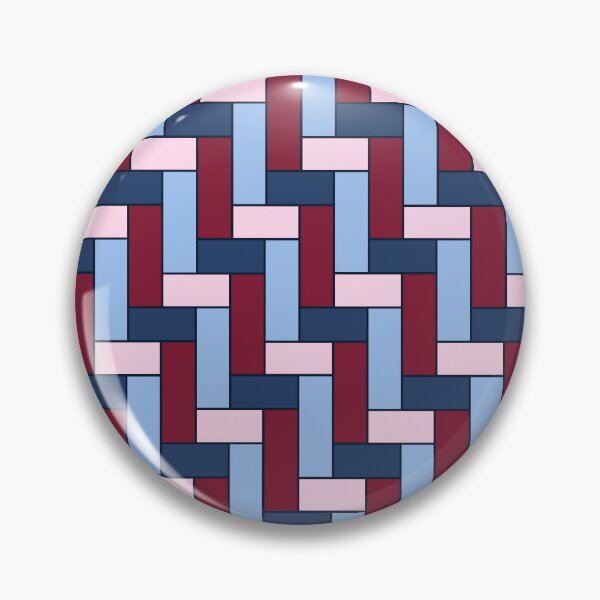 Item preview, Geometric Art Grid in Red and Blue designed and sold by OneThreeSix.