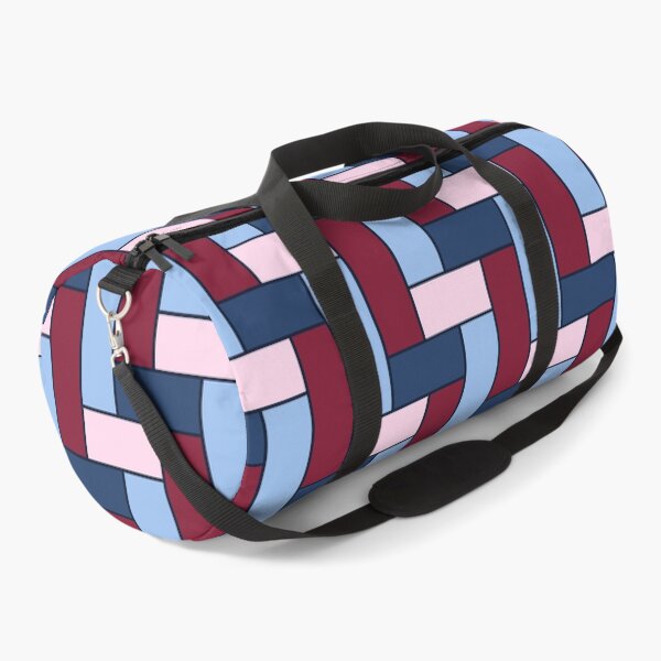 Item preview, Geometric Art Grid in Red and Blue designed and sold by OneThreeSix.