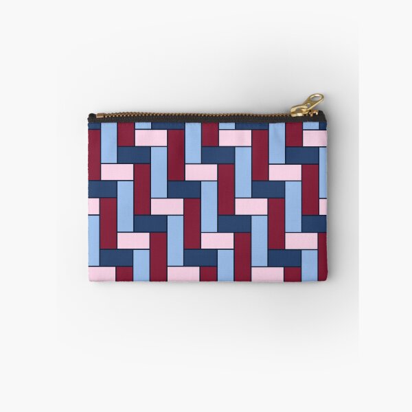 Item preview, Geometric Art Grid in Red and Blue designed and sold by OneThreeSix.