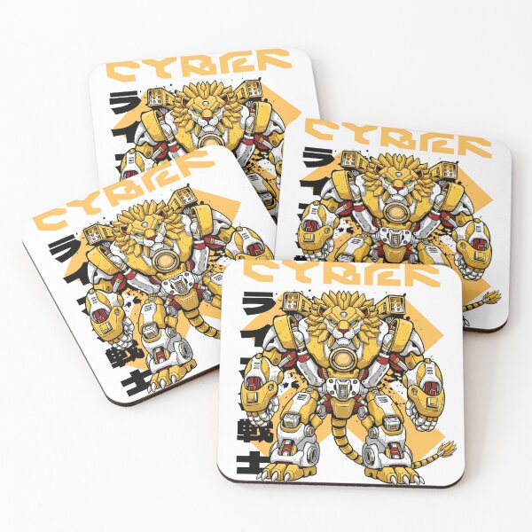 Item preview, Mecha Cyber Lion designed and sold by Budzgraphics.
