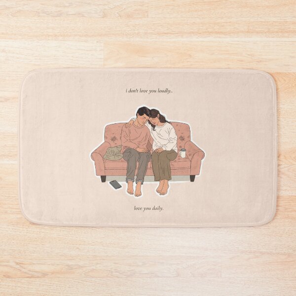 Item preview, I Don’t Love You Loudly, I Love You Daily designed and sold by GenZvibeArt.