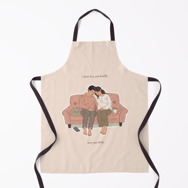 Item preview, I Don’t Love You Loudly, I Love You Daily designed and sold by GenZvibeArt.