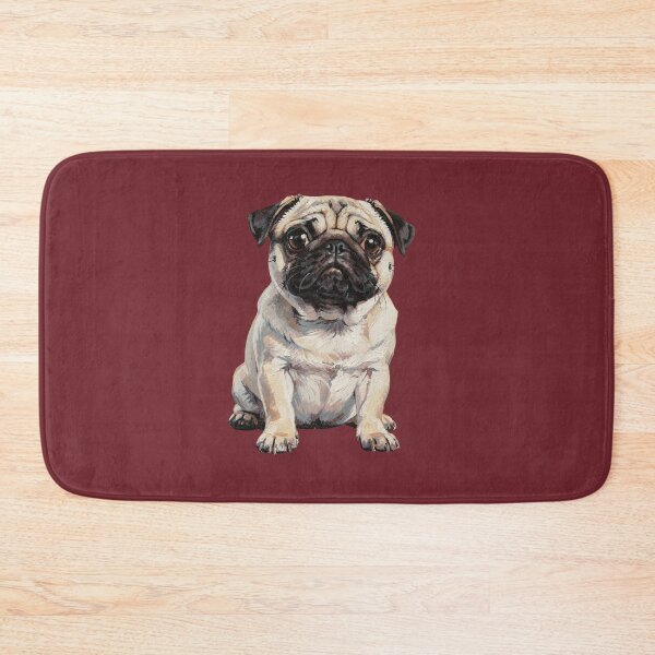 Item preview, Brushstroke Pug Charm designed and sold by T7xDesigns.