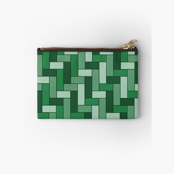 Item preview, Geometric Art Grid in Green designed and sold by OneThreeSix.