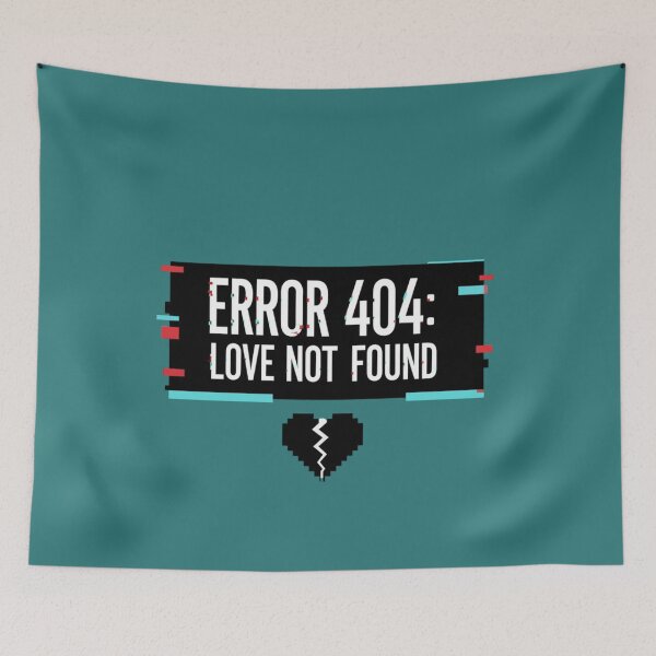 Item preview, Valentine's System Failure: 404 Error designed and sold by InkWeaveShop.