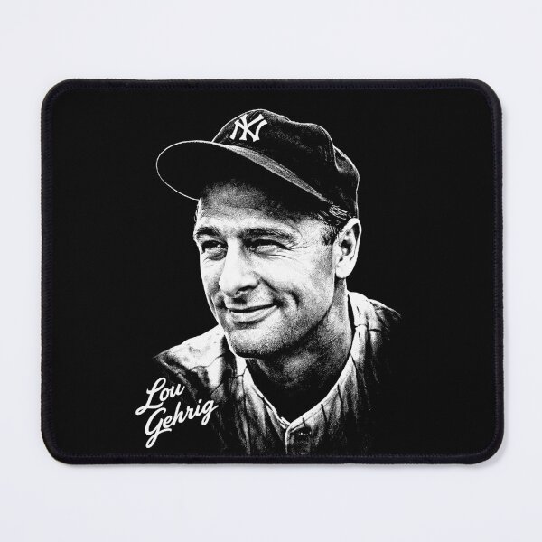 Item preview, Lou Gehrig Timeless Black-and-White Portrait Art designed and sold by TheArtOfCar.