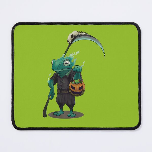 Item preview, A Frog And His Son Trick Or Treating Funny Frog Halloween designed and sold by Irakalu.
