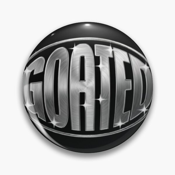 Item preview, Y2K Retro-Futuristic Brushed Chrome Metallic Logo designed and sold by Goat.Shop-28.