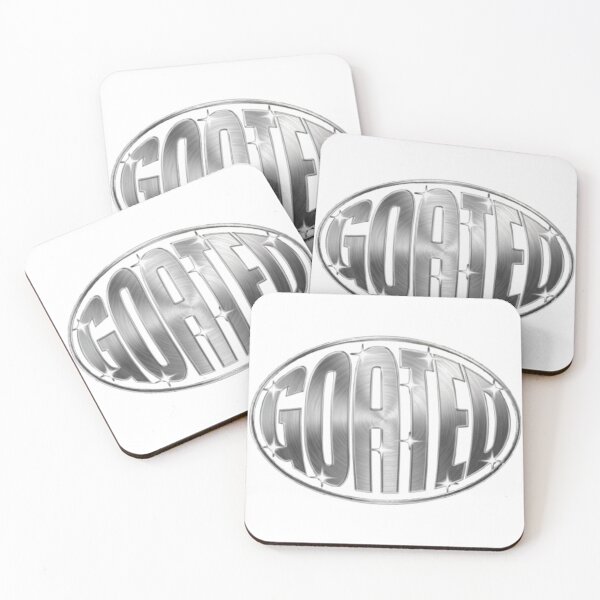 Item preview, Y2K Retro-Futuristic Brushed Chrome Metallic Logo designed and sold by Goat.Shop-28.