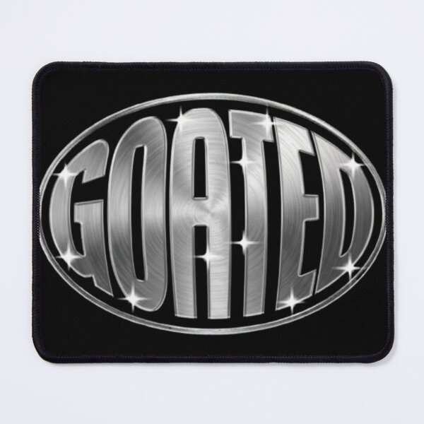 Item preview, Y2K Retro-Futuristic Brushed Chrome Metallic Logo designed and sold by Goat.Shop-28.