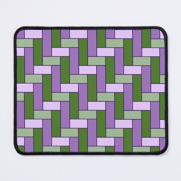 Item preview, Geometric Art Grid in Green and Purple designed and sold by OneThreeSix.