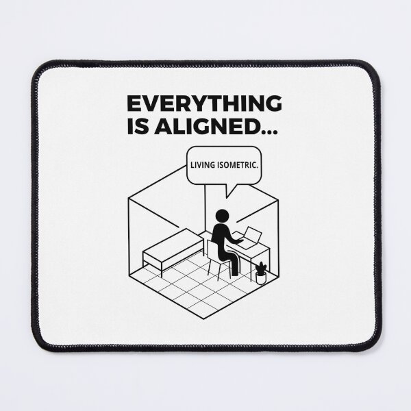 Item preview, Living Isometric – Minimalist Workspace Art designed and sold by TomoMadeIt.