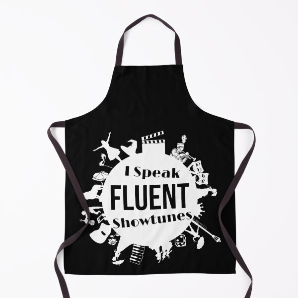 Item preview, I Speak Fluent Showtunes Broadway Edition - White/Black designed and sold by Flit & Co..