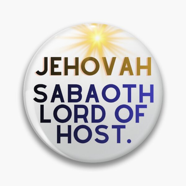 Item preview, Jehovah SABAOtH Christian designs designed and sold by TheProverbsMom.