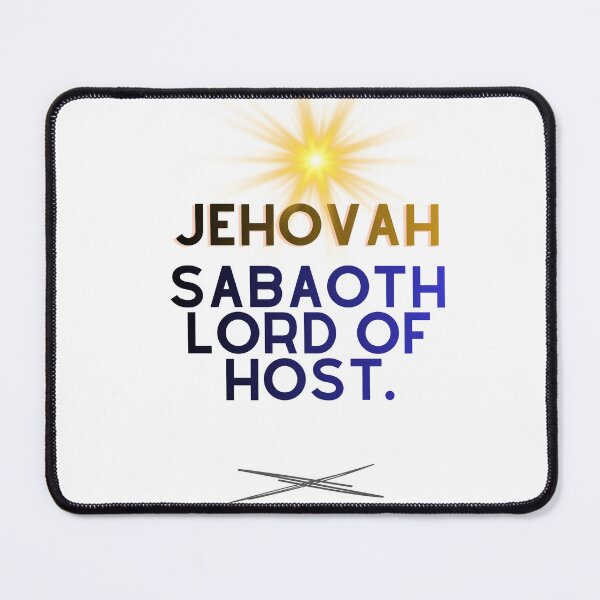 Item preview, Jehovah SABAOtH Christian designs designed and sold by TheProverbsMom.