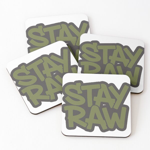 Item preview, Stay Raw – Bold Minimalist Typography Statement Design designed and sold by andry01.