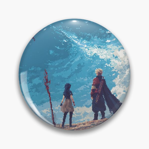 Item preview, Skyward Companions – Epic Pixel Art Fantasy Landscape designed and sold by Pixel8Prints.
