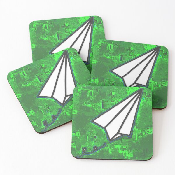 Item preview, "Paper Airplane Icon with Arabic Script over Satellite Map" designed and sold by nighttime1990.