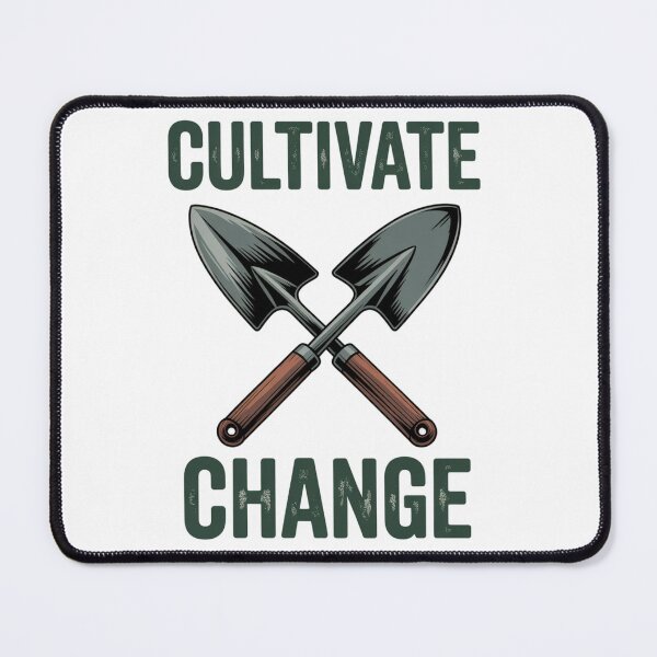 Item preview, Cultivate Change Crossed Shovels designed and sold by proearth2022.