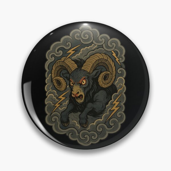 Item preview, Storm Ram Charging Through Clouds designed and sold by EdvvinStudios.