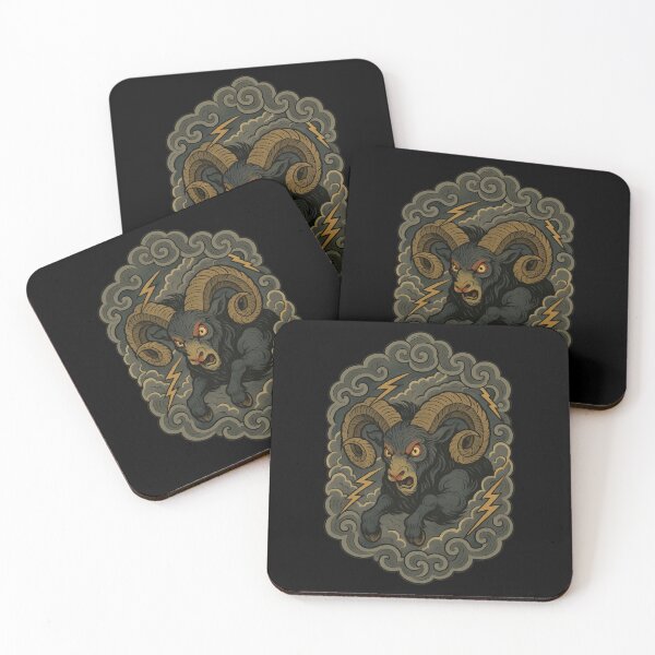 Item preview, Storm Ram Charging Through Clouds designed and sold by EdvvinStudios.