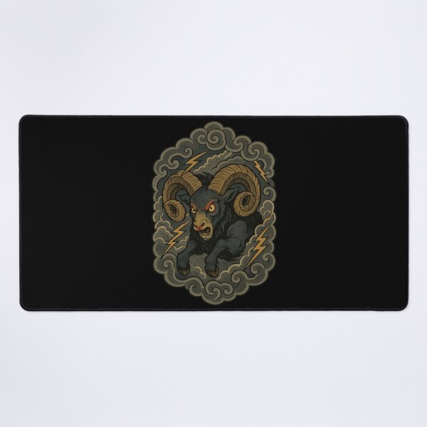 Item preview, Storm Ram Charging Through Clouds designed and sold by EdvvinStudios.
