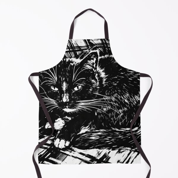 Item preview, Black Cat Ink Illustration designed and sold by Earth-and-Ink.