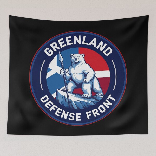 Item preview, Greenland Defense Front — Arctic Sovereignty Graphic Tee | Viral AI Meme Shirt designed and sold by Teetreasure2.