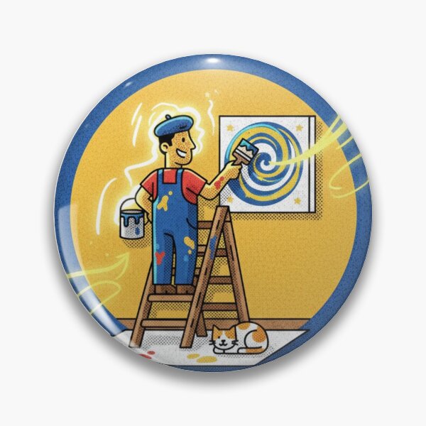 Item preview, Painter on Ladder Graffiti designed and sold by PlayboiKopi.
