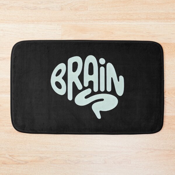 Item preview, Brain Typography Design - Minimalist Mental Awareness Art designed and sold by SplashTastic.