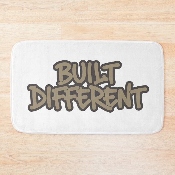 Item preview, Built Different – Bold Minimalist Typography Statement Design designed and sold by andry01.