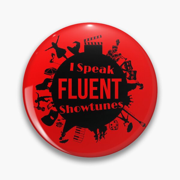Item preview, I Speak Fluent Showtunes Broadway Edition - Black/Red designed and sold by Flit & Co..