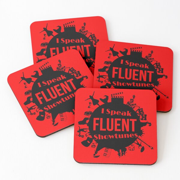 Item preview, I Speak Fluent Showtunes Broadway Edition - Black/Red designed and sold by Flit & Co..