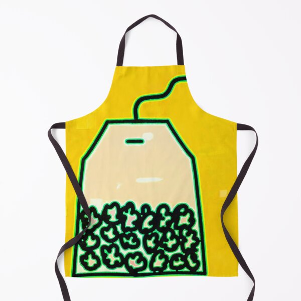 Item preview, "Minimalist Tea Bag Illustration with Herbal Texture" designed and sold by nighttime1990.