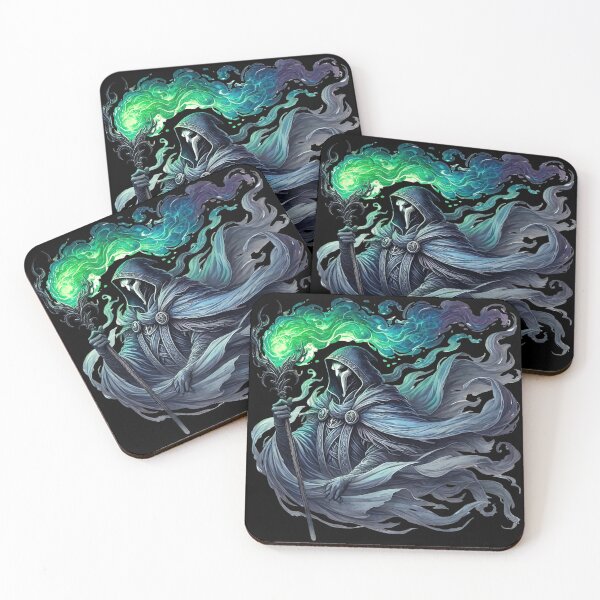 Item preview, Wraith of the Emerald Veil designed and sold by TheInkRaven.