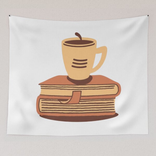 Item preview, Retro Cafe Books and Coffee designed and sold by Coffread.