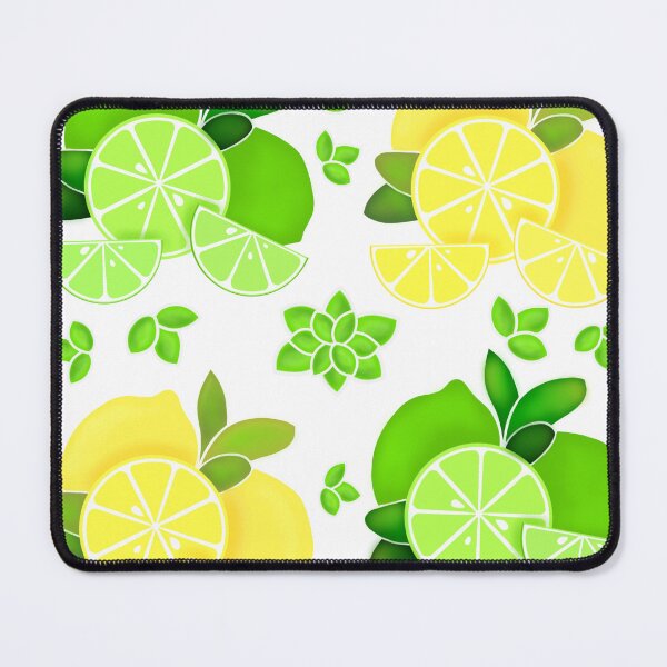 Item preview, Cute retro Lemons and limes, citrus pattern designed and sold by hollycooper.