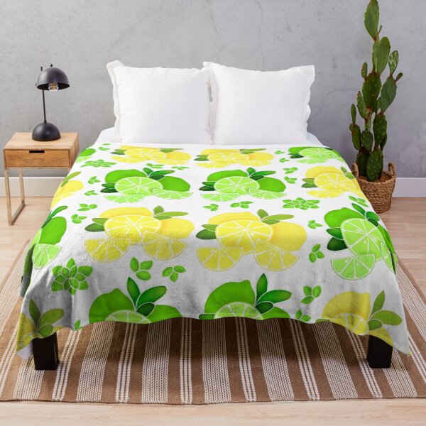 Item preview, Cute retro Lemons and limes, citrus pattern designed and sold by hollycooper.
