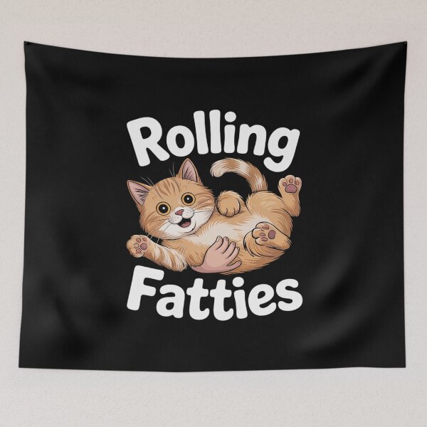 Item preview, Rolling Fatties Cat Lover Mens & Womens designed and sold by joyouartArt.