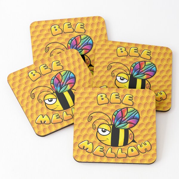 Item preview, "Bee Mellow" Take Your Sweet Time, Relax and Float Through Your Day designed and sold by KAUniqueDesigns.