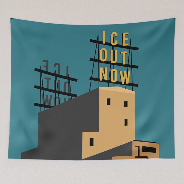 Item preview, Ice Out Now Grain Building MN designed and sold by AnnbleBee.