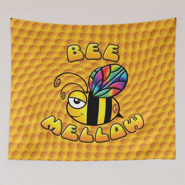 Item preview, "Bee Mellow" Take Your Sweet Time, Relax and Float Through Your Day designed and sold by KAUniqueDesigns.