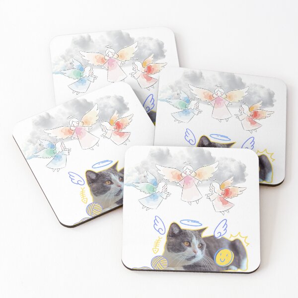 Item preview, angel cat designed and sold by byAleeja.