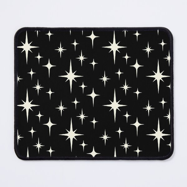 Item preview, Retro 1950s Black With White Atomic Starburst designed and sold by RetroMaggie.