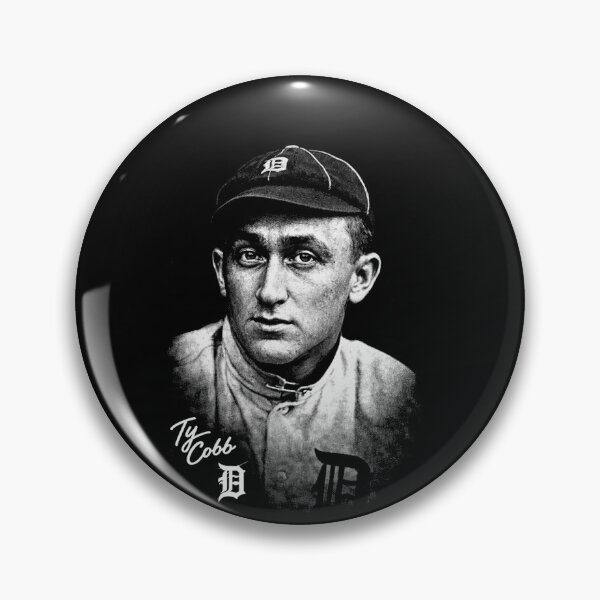 Item preview, Ty Cobb Vintage Detroit Tigers Black-and-White Portrait Art designed and sold by TheArtOfCar.