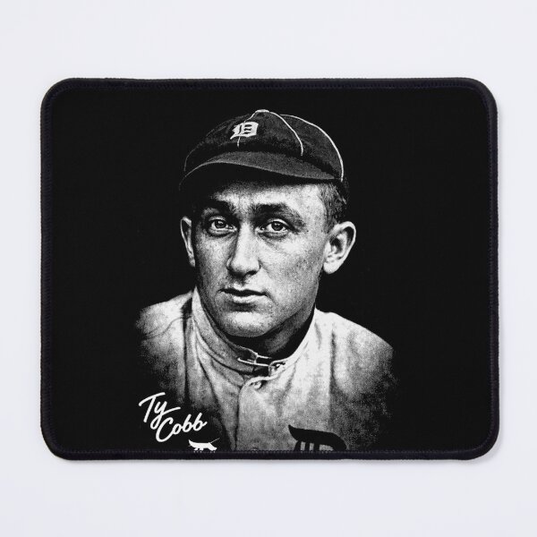 Item preview, Ty Cobb Vintage Detroit Tigers Black-and-White Portrait Art designed and sold by TheArtOfCar.